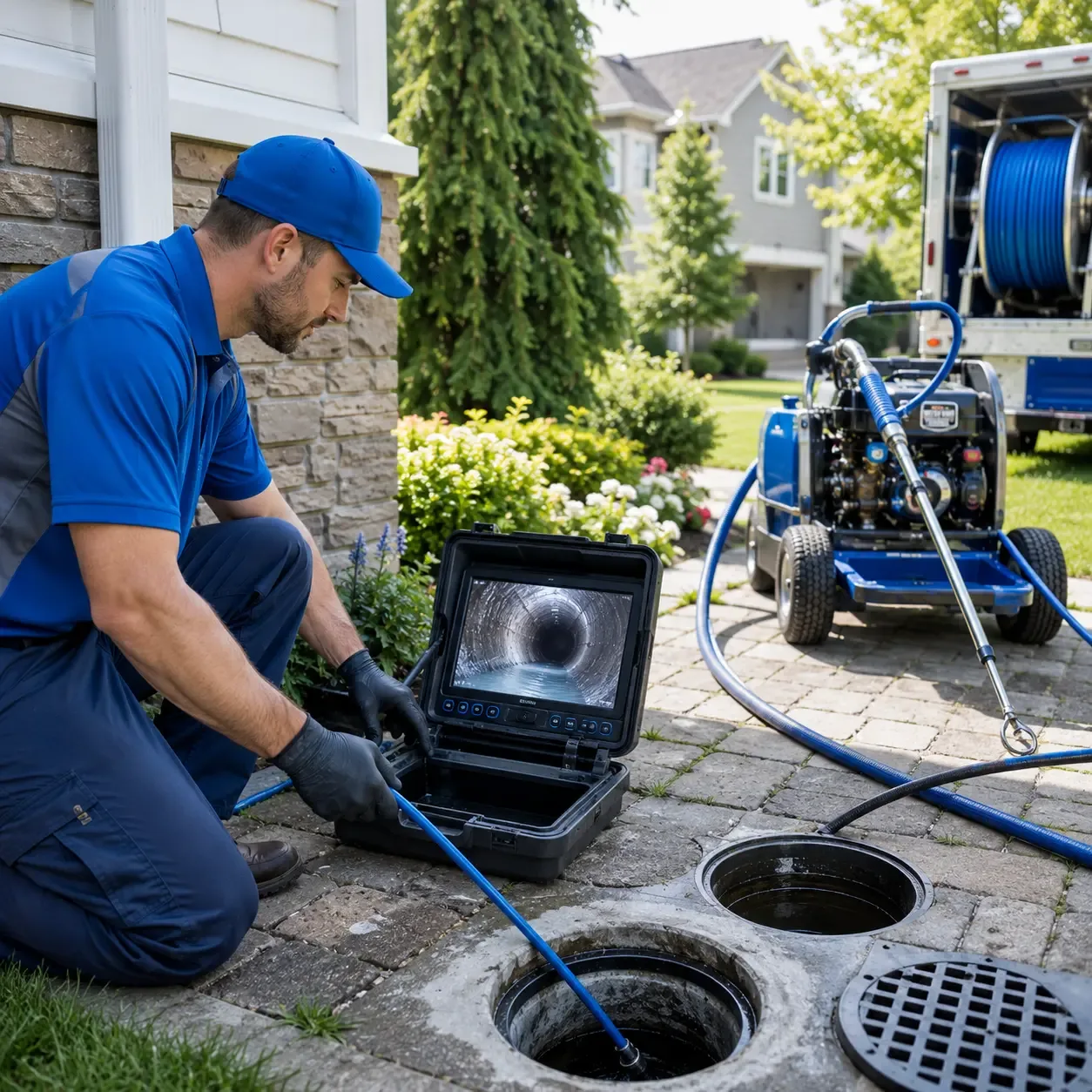 Outdoor drain cleaning professionals serving Santa Claus, IN
