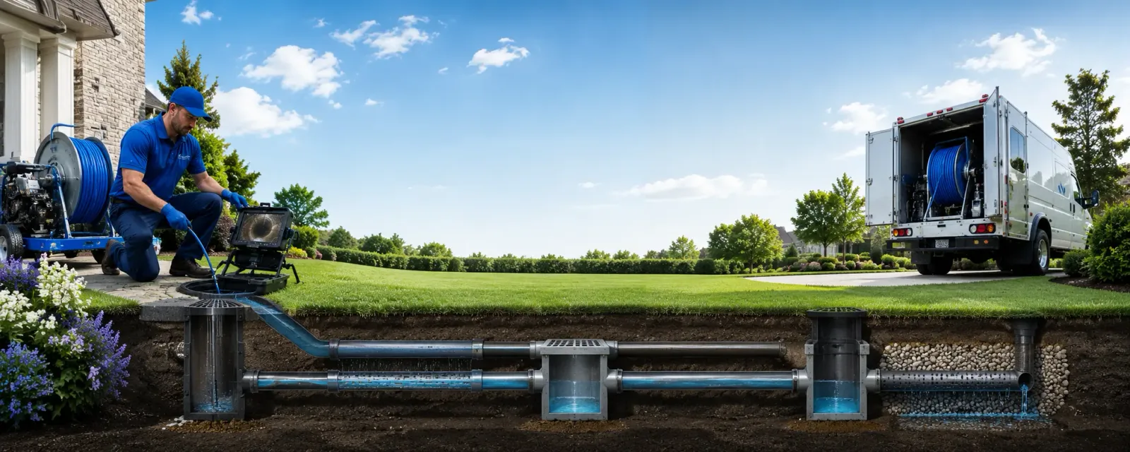 Outdoor drain cleaning information for Santa Claus, IN